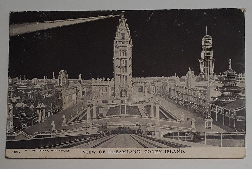 Postcard NY View of Dreamland Coney Island 1906