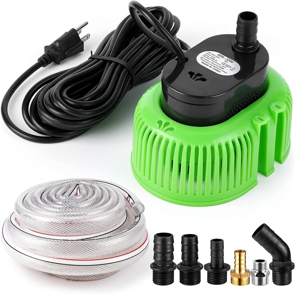 Pool Cover Pump Above Ground, Water Pump for Pool Draining, Water Pump Sump P...