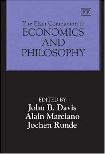 Elgar Companion To Economics And Philosophy, Hardcover by Davis, John Bryan (...
