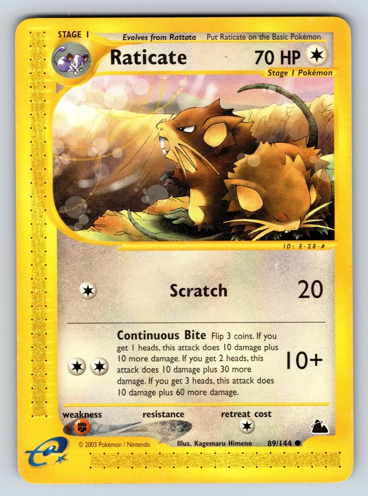 Normal Raticate 089/144 Skyridge