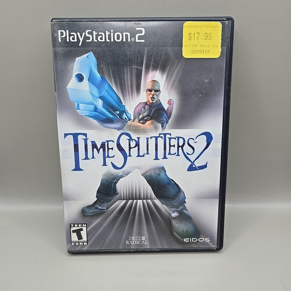 TimeSplitters 2 (Sony PlayStation 2, 2002) COMPLETE in Original Case PS2
