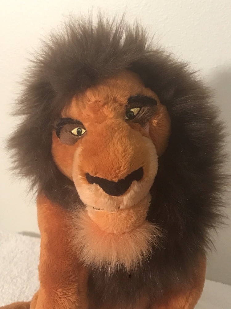 Lion King Scar Plush Toy Stuffed Animal Walt Disney World Parks 11 Inch Villain