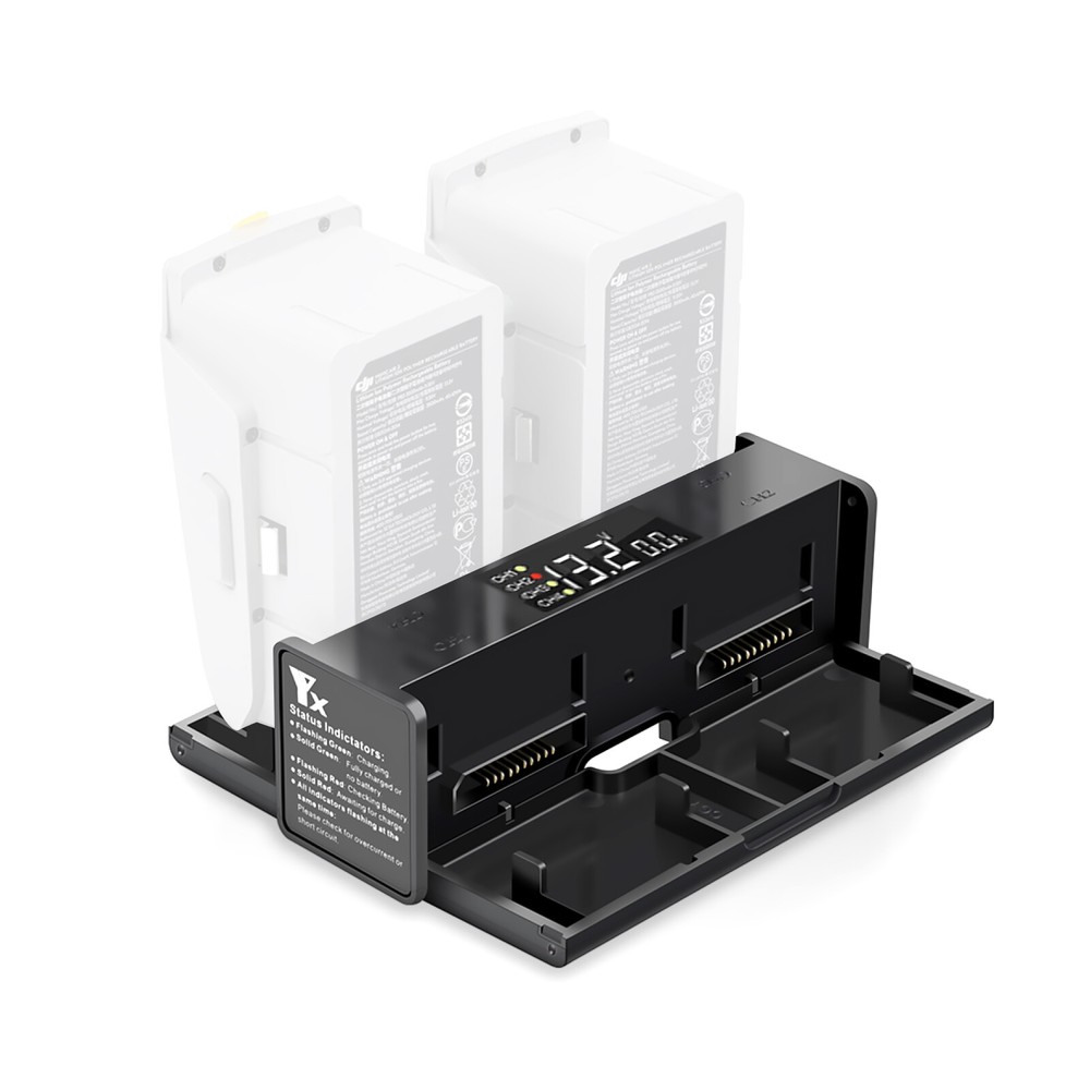 4-Slot Smart Charging Hub for DJI Mavic Air 2 Fast Foldable Battery Charger