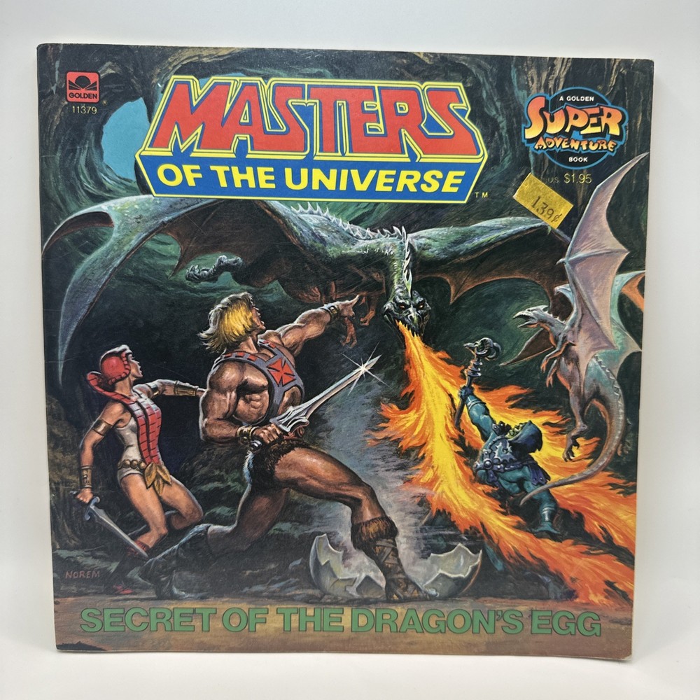 Masters Of The Universe Golden Book 1985 Secret Of The Dragon’s Egg 11379