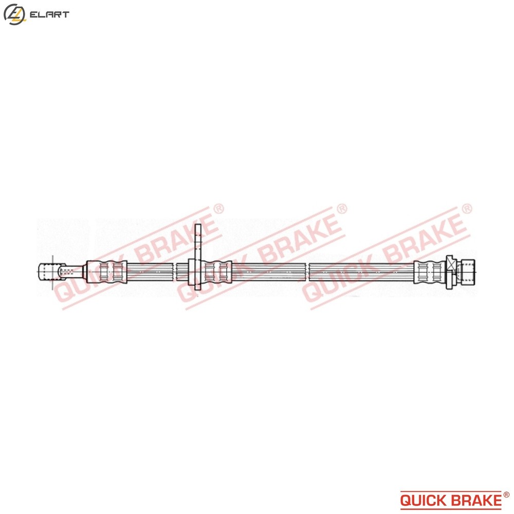 BRAKE HOSE 50.802 FOR HONDA CR-V/II/SUV/Mk N22A2 2.2L K20A4 2.0L 4cyl