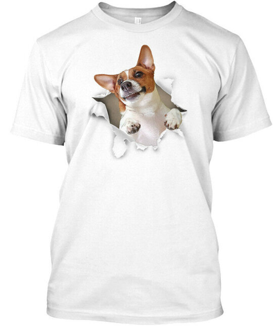 Jack Russell Terrier- Dt T-Shirt Made in the USA Size S to 5XL