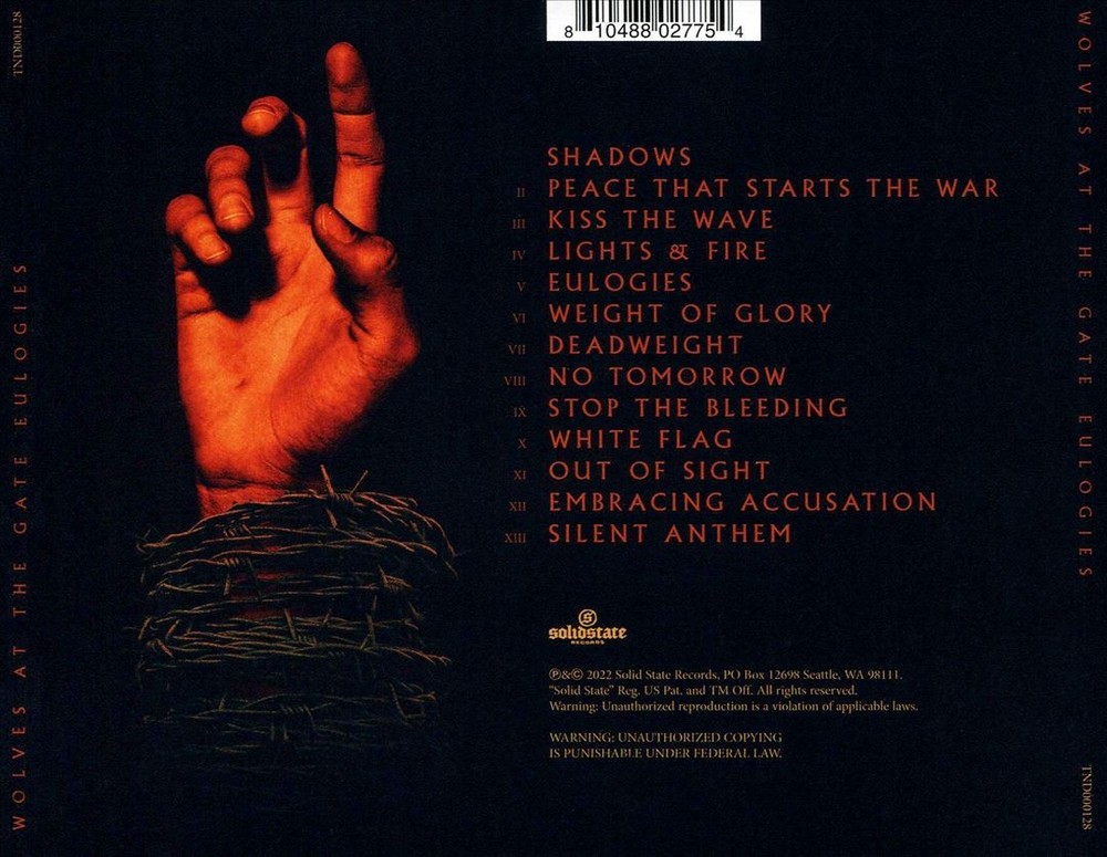 Wolves At The Gate Eulogies New Cd