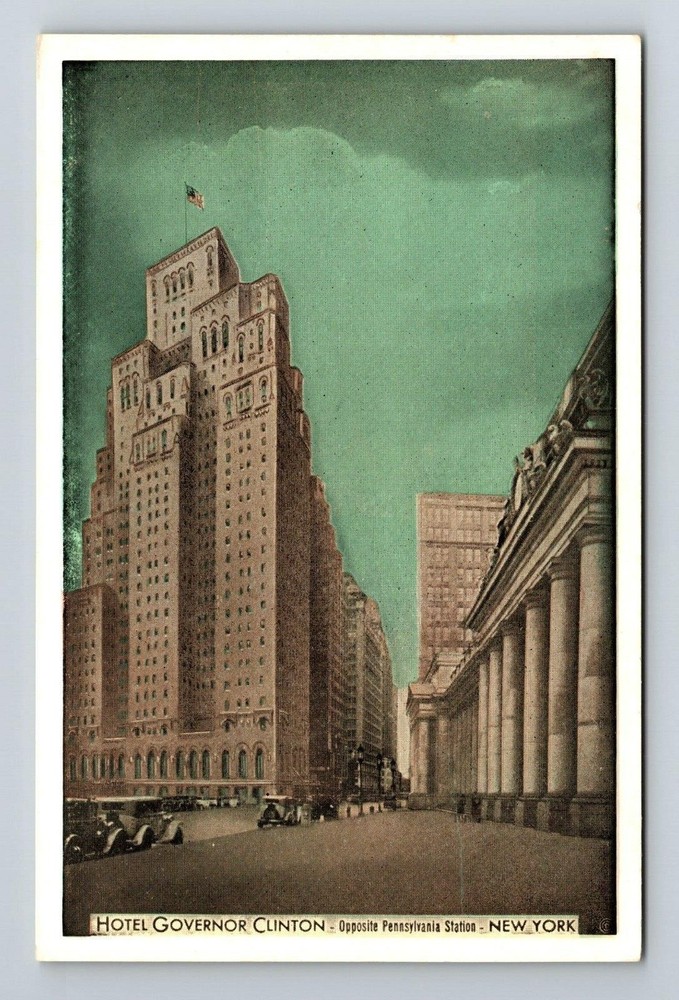 New York City NY, Hotel Governor Clinton, Vintage Postcard