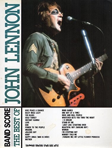 The Best Of John Lennon Japan Band Score Song Book Guitar book form JP