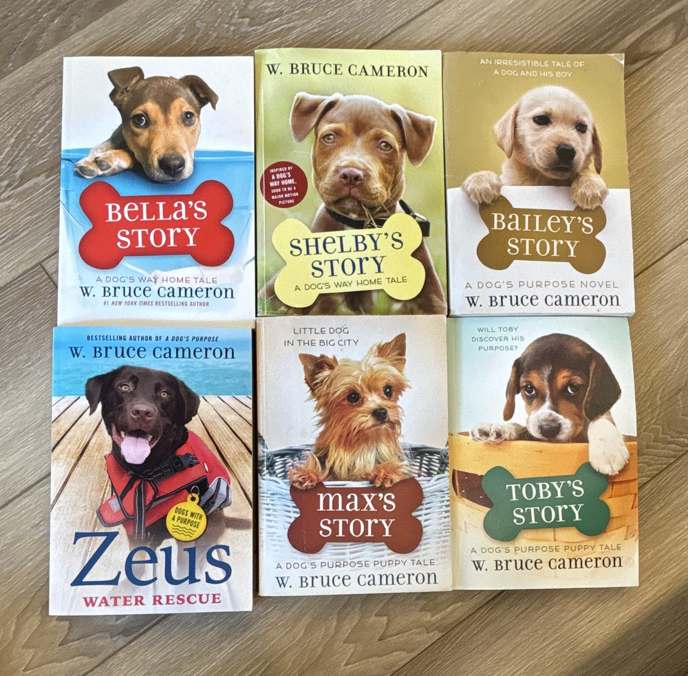 A dog’s purpose Book Lot, stories by W. Bruce Cameron Paperback