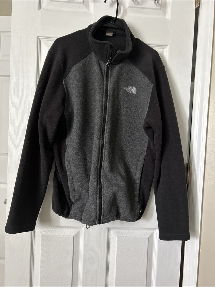 The North Face Men’s Large Fleece Jacket Gray/Black