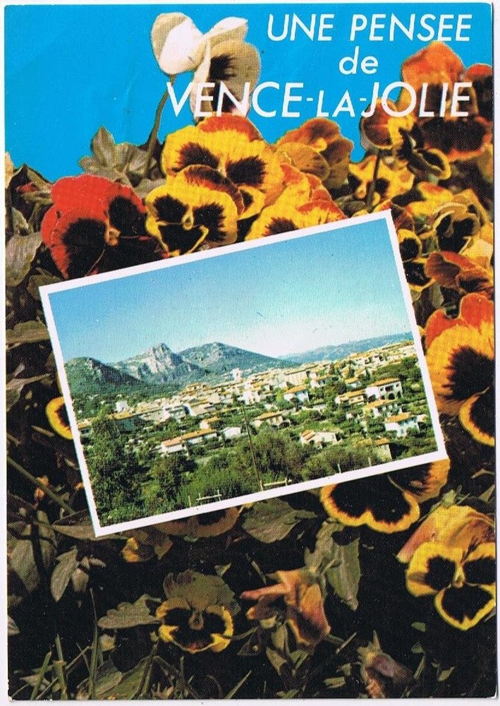 France Postcard Vence La Jolie Cote d'Azur