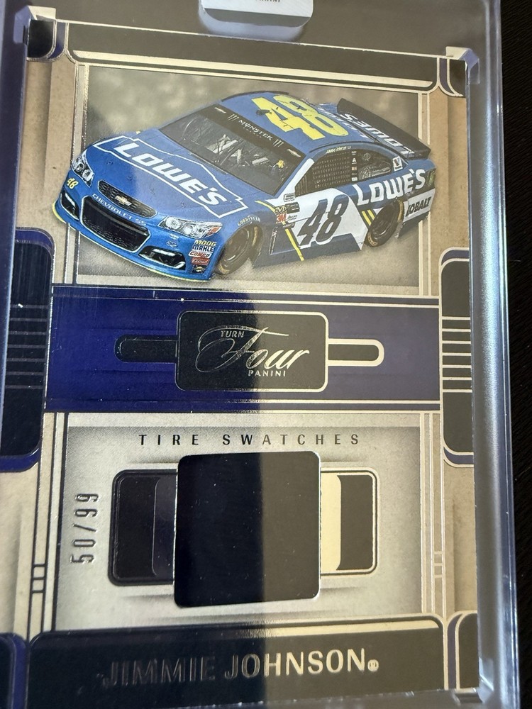 2025 Panini Turn Four Tire Swatches Jimmie Johnson /99