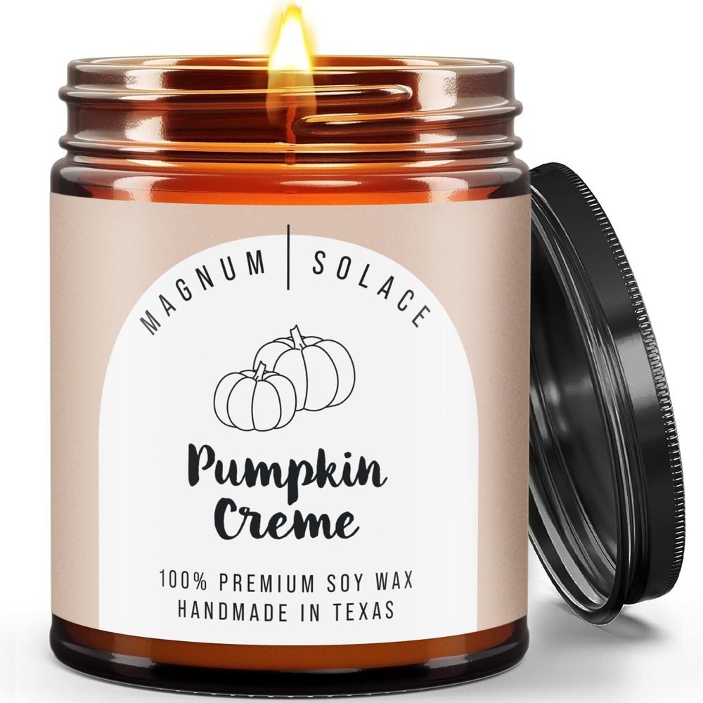 Christmas Candles Scented - Holiday Candles - Winter, Fall - Premium Soy Wax ...