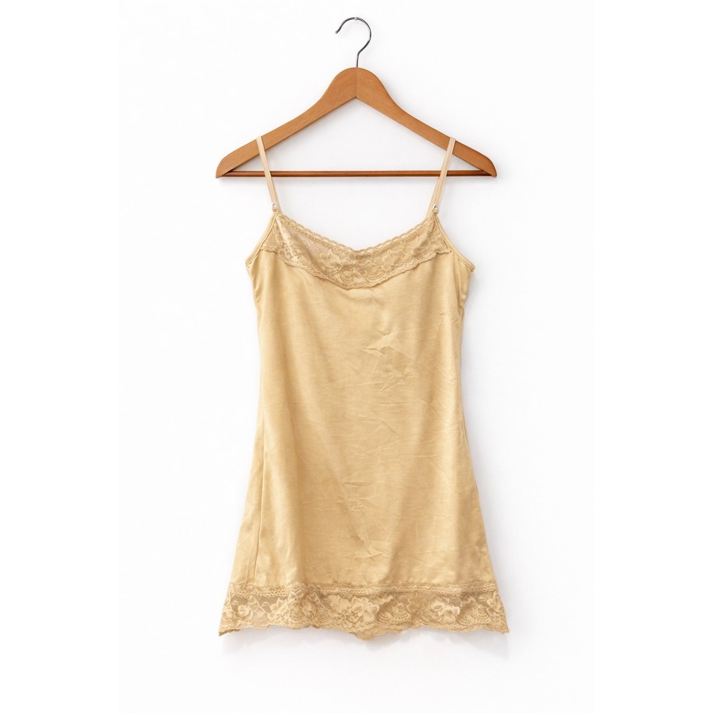 Y2K Lace Cami Tank Top Womens Size S Fairy Cottagecore Indie Granola Casual 90s