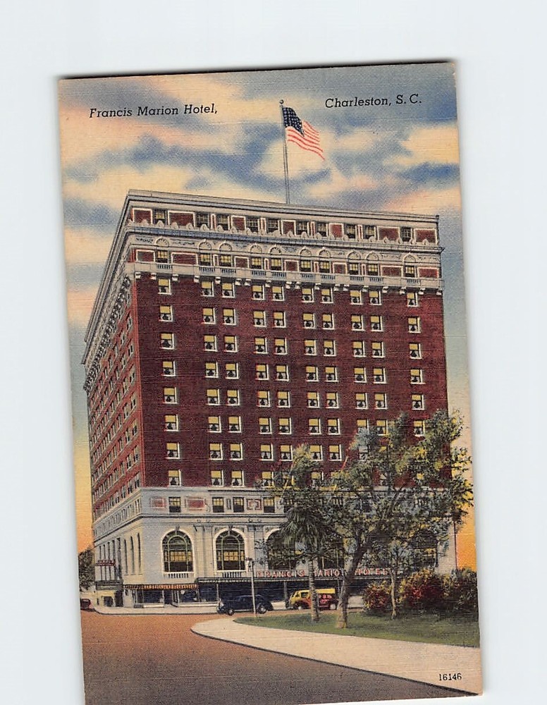 Postcard Francis Marion Hotel Charleston South Carolina USA