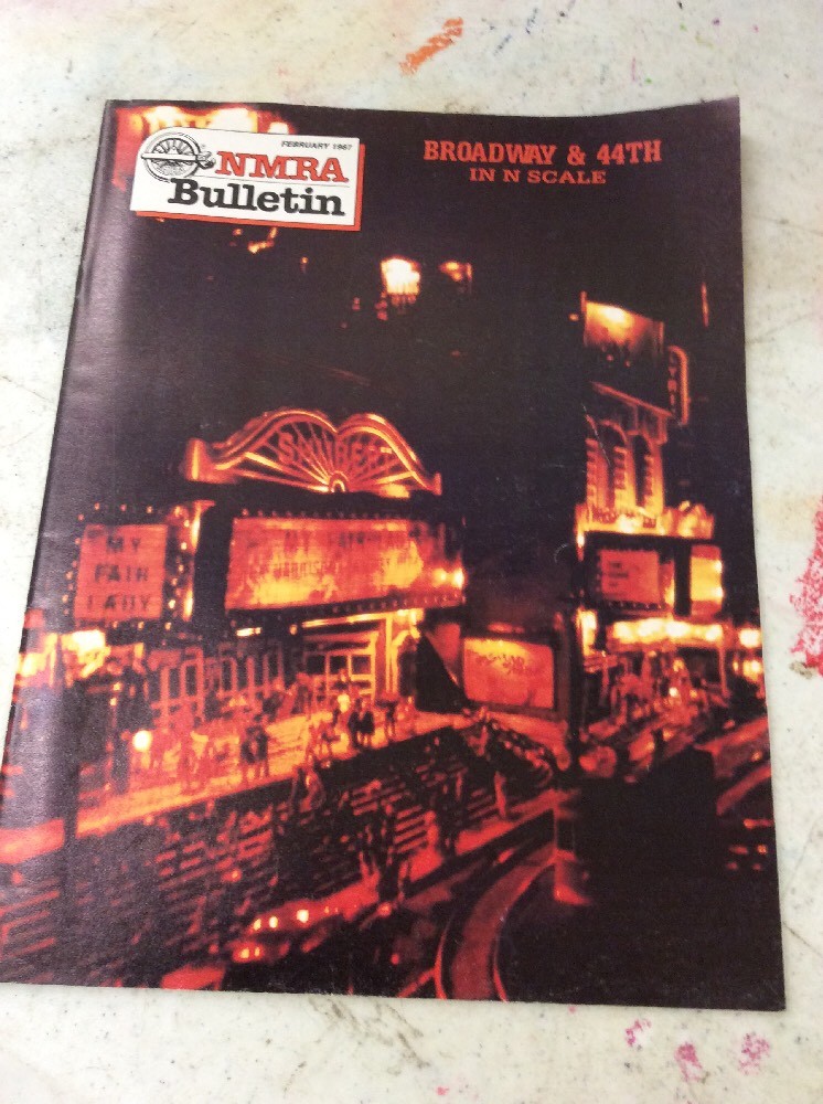 VINTAGE TRAIN MAGAZINE NMRA BULLETIN February 1987