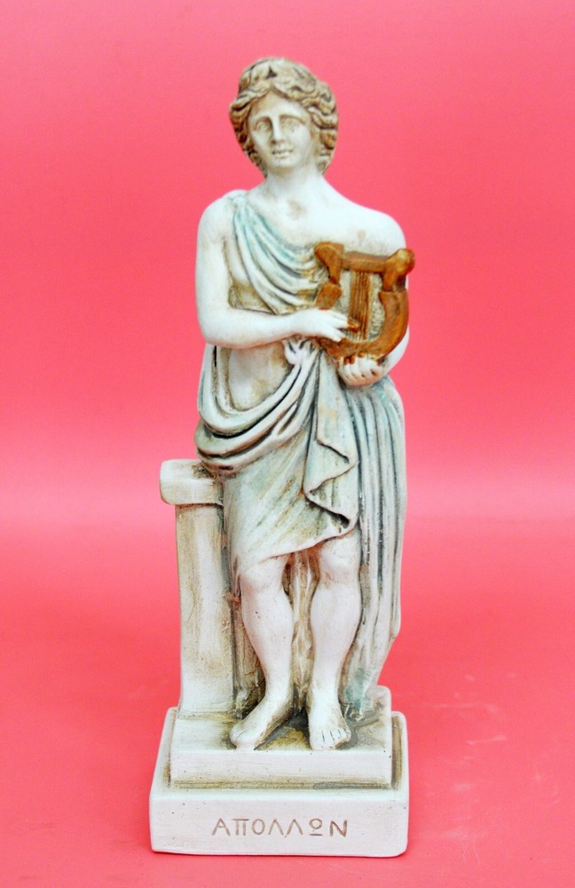 Apollo small statue sculpture - Olympian God of light sun music poetry - Phoebus