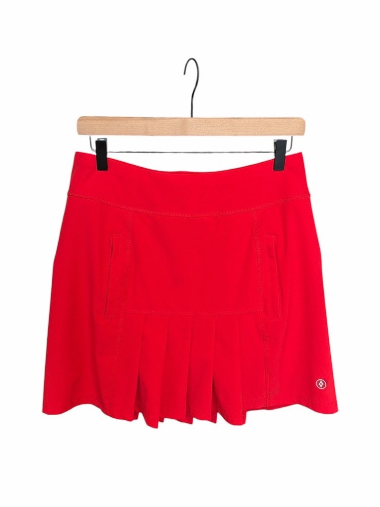 Jofit Red Tennis Skirt Sz Small Pickleball Golf Active Athletic Athleisure Sport