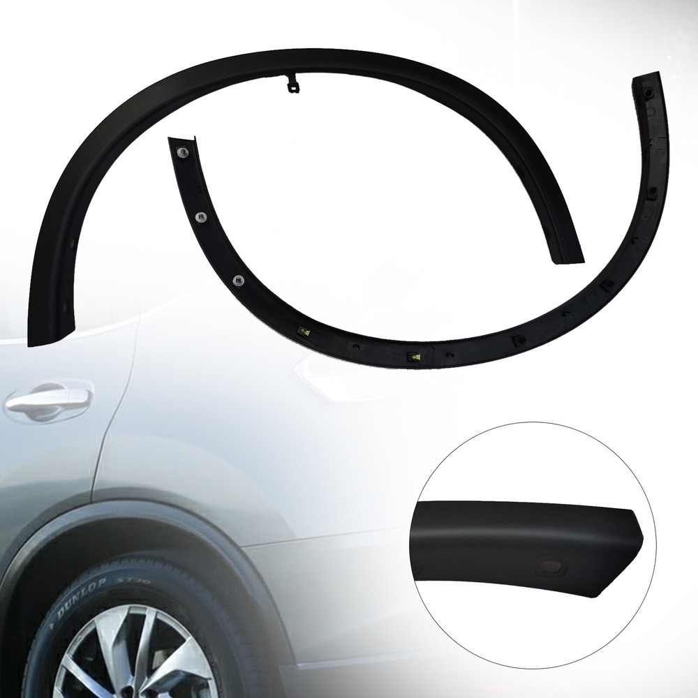 2014-2017 Nissan Rogue Front Fender Flare Wheel Arch Trim Molding Pair