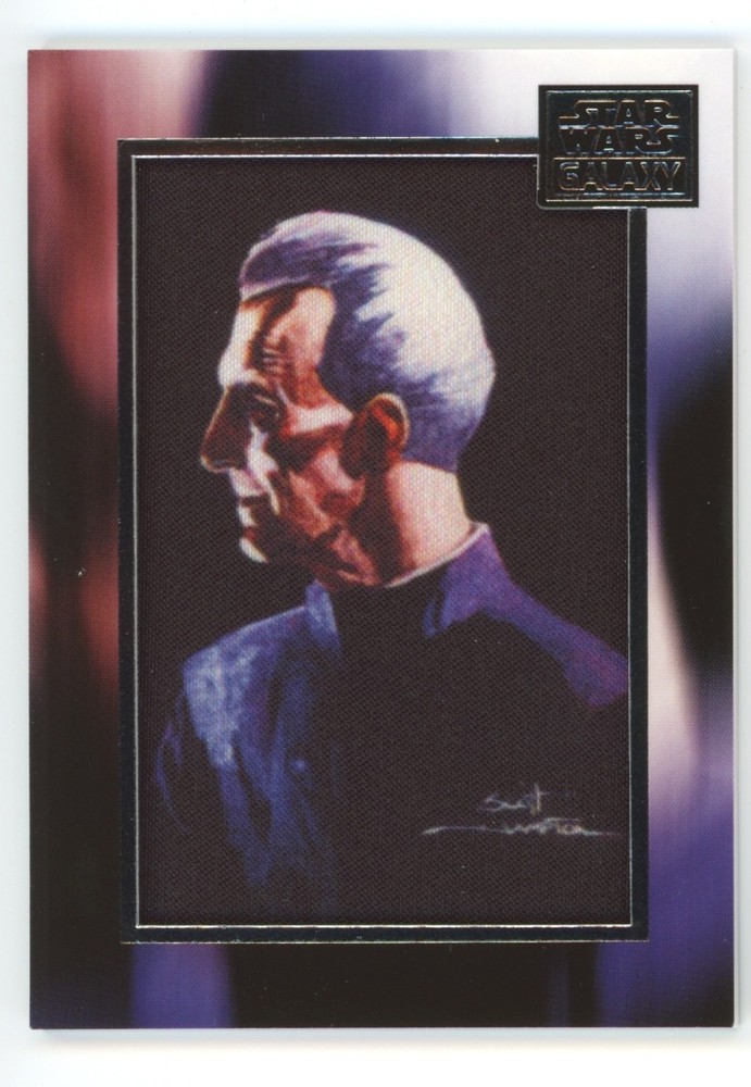 GRAND MOFF TARKIN 2018 Topps Star Wars Galaxy Art Patch Card #M-WT C1