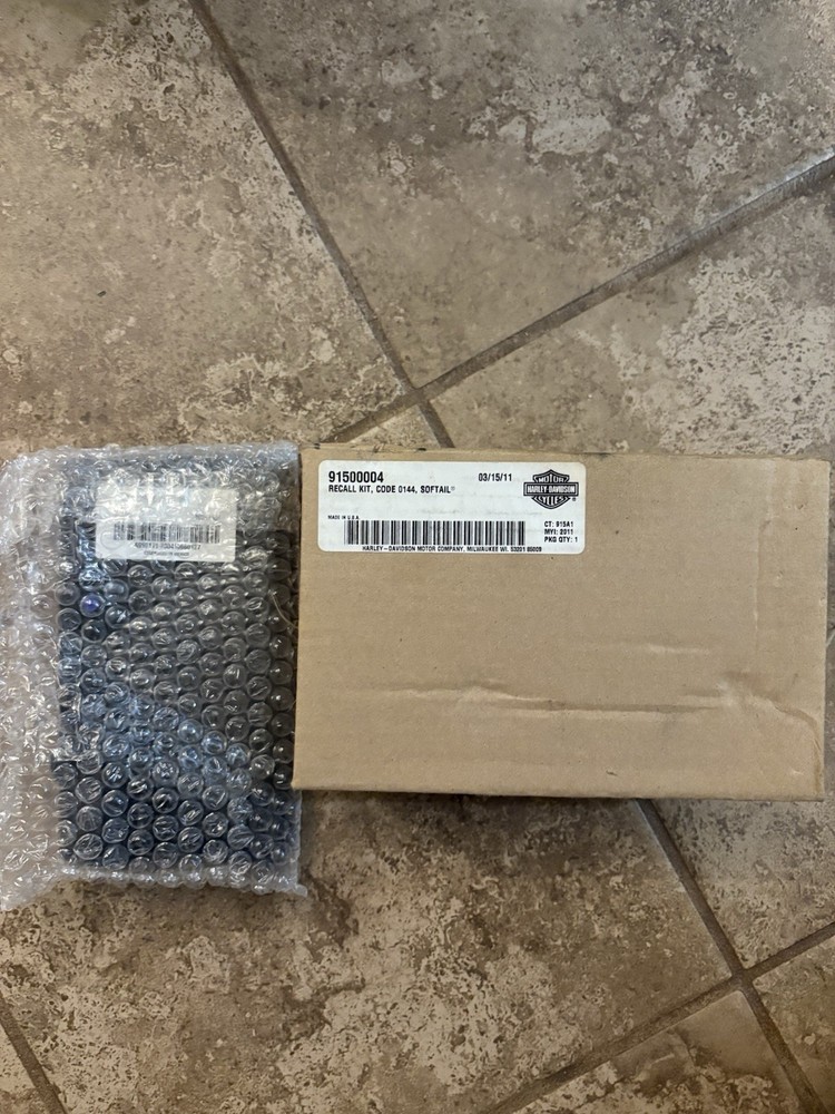 OEM Harley-Davidson Recall Kit Softail P/n 91500004