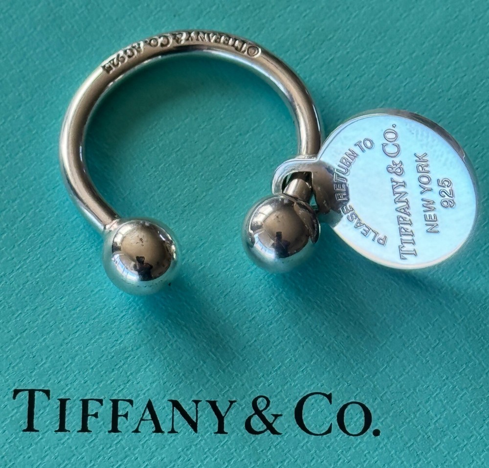 Tiffany & Co Return To Tiffany & Co.  Screwball Keyring Sterling Silver 925
