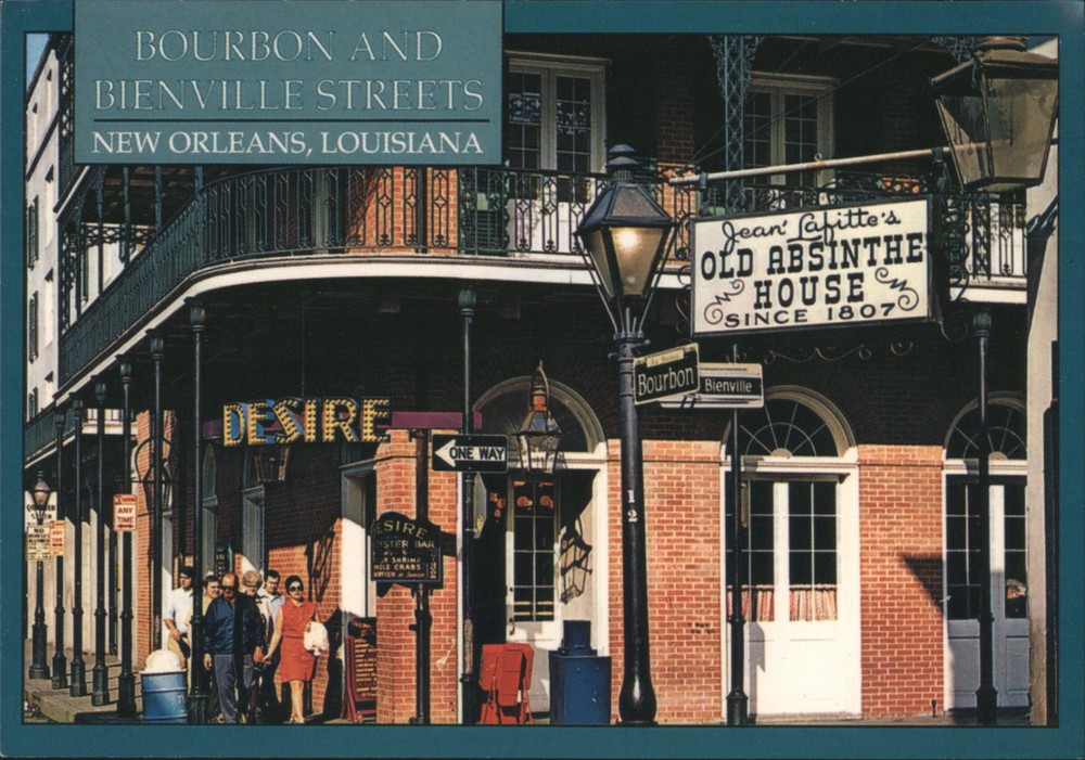 New Orleans, Louisiana LA Bourbon & Bienville Streets, Old Absinthe House-image