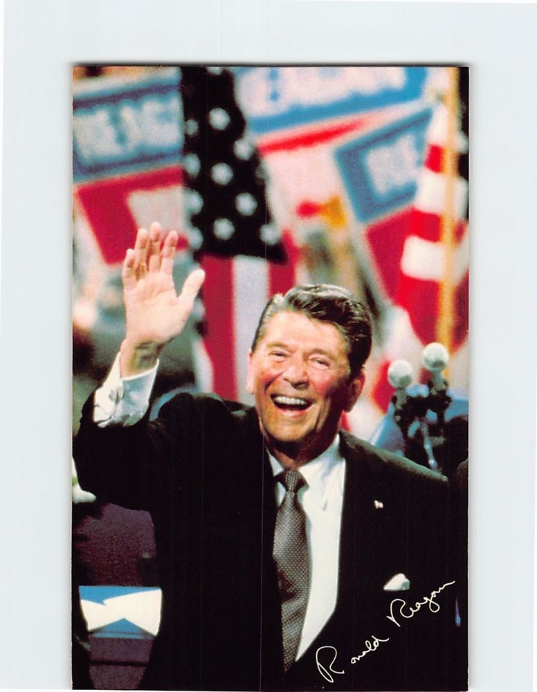 Postcard Ronald Reagan 40th President of the United States