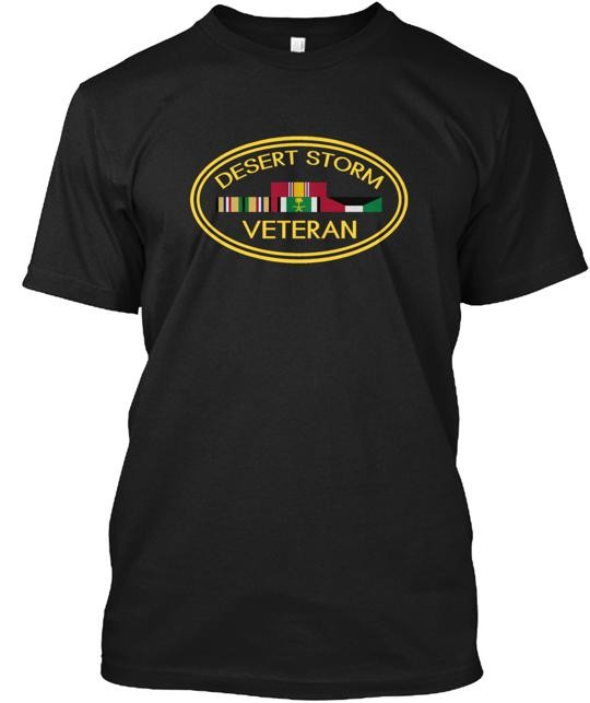 Desert Storm Veteran T-Shirt Made in the USA Size S to 5XL