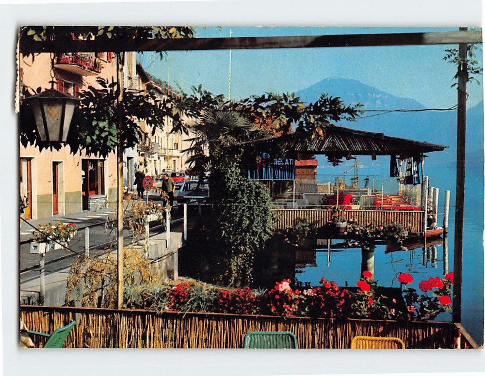 Postcard Lake of Lugano Morcote Switzerland