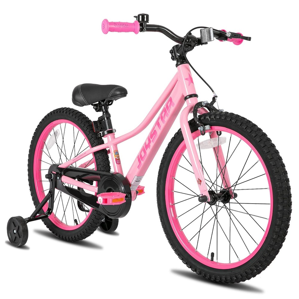 20 Inch Girls Bike with Training Wheels for 5-9 Years Old Children 20