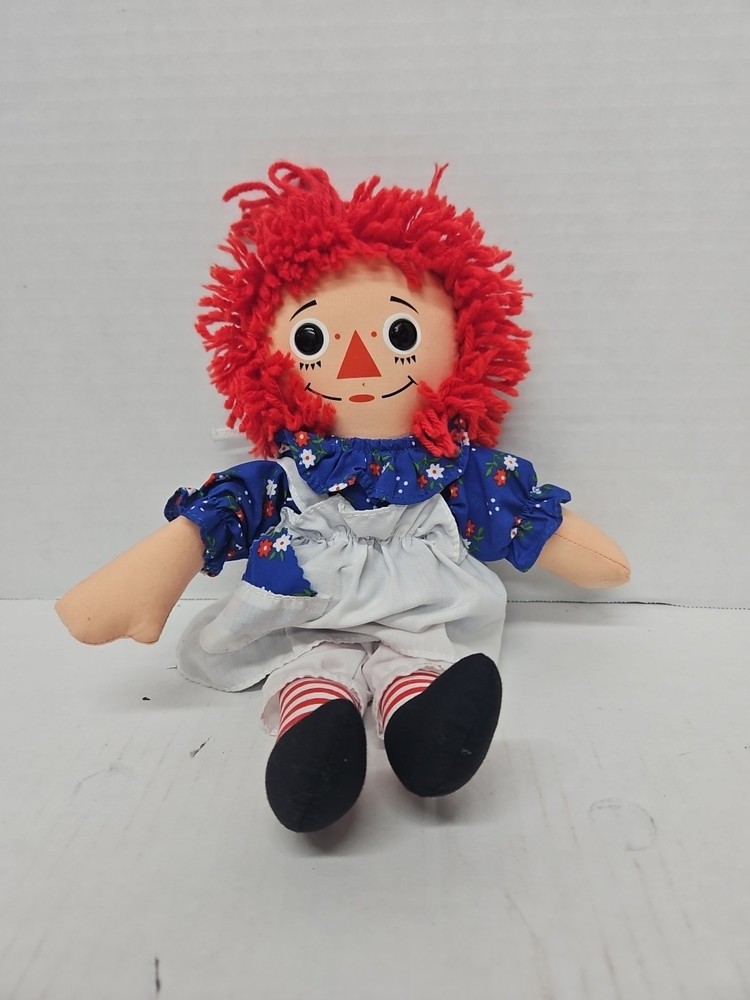 Hasbro 1987/1996Raggedy Ann 12” The Original Doll With a Heart By Johny Gruelle