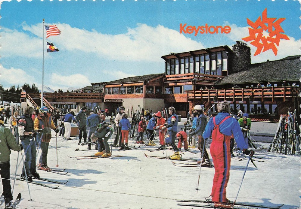 Keystone Ski Area Colorado Resort Mountain House Day Lodge 6x4 Postcard G18