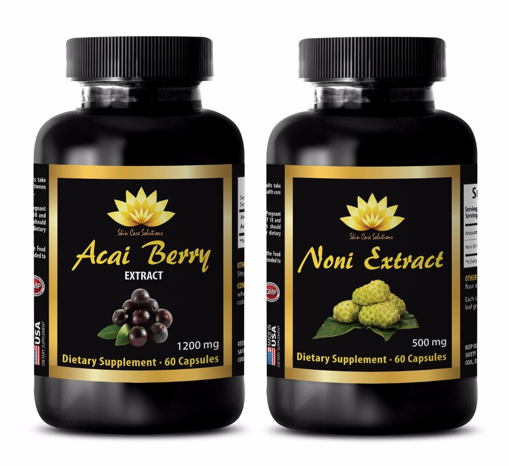 Antioxidant berry powder - NONI – ACAI BERRY COMBO - acai fiber powder-image