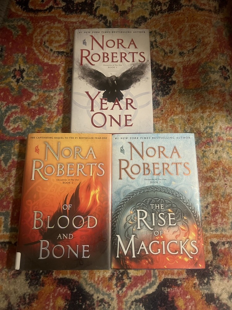 Chronicles Of The One Series All 3 Novels Nora Roberts All First Editions Good