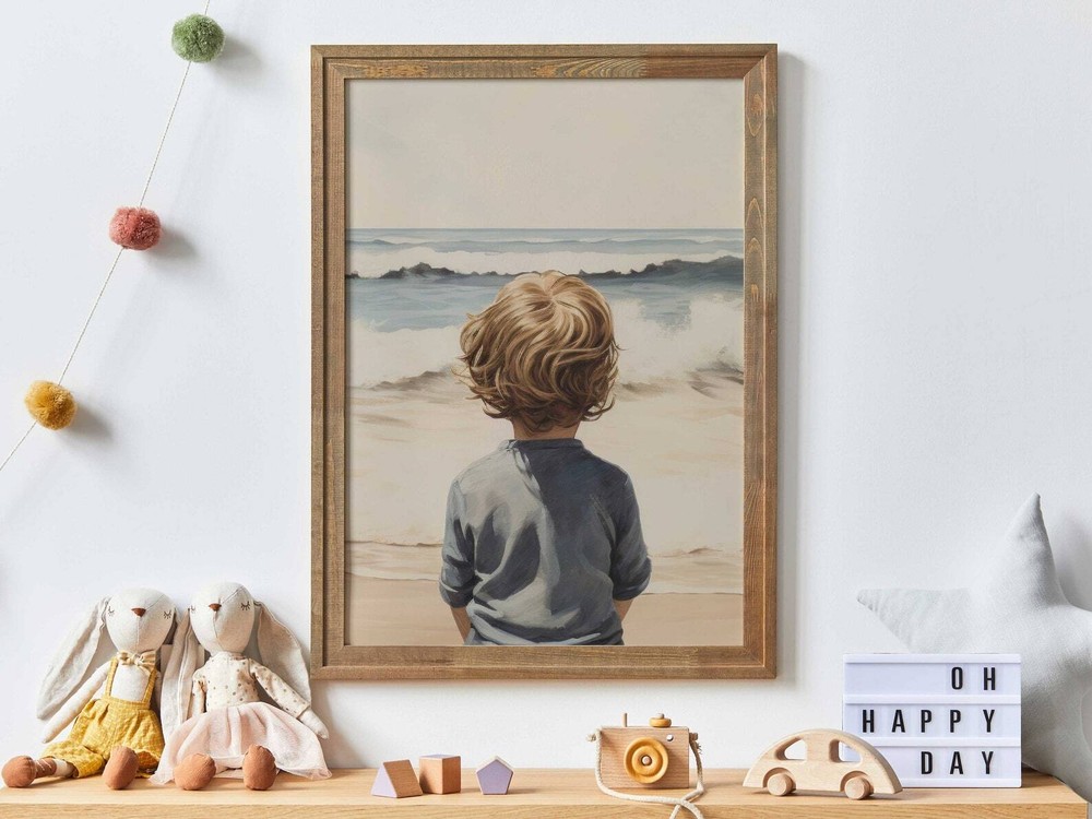 Beach Nursery Print Ocean Nursery Decor Beach Kids Wall Decor Boy Adventure