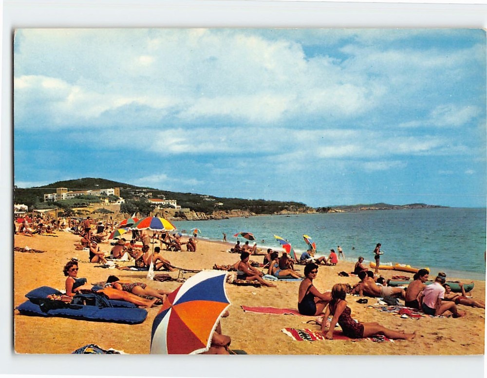 Postcard The beach Playa de Aro Spain