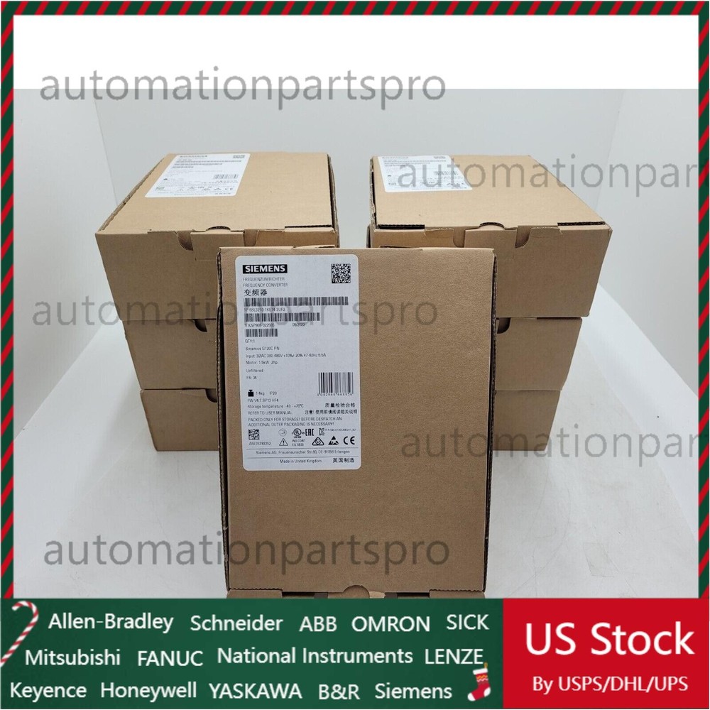 New Siemens 6SL3210-1KE14-3UF2 6SL3 210-1KE14-3UF2 G120C Compact Converters