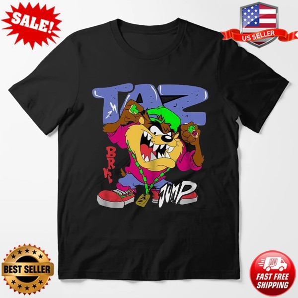 Tasmanian Devil Taz Hip Hop Looney Tunes Cartoon T-Shirt | S-5XL