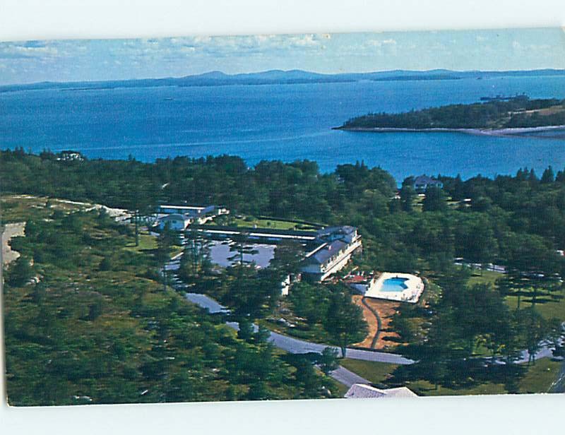 Pre-1980 MOTEL SCENE Bar Harbor Maine ME hk1902
