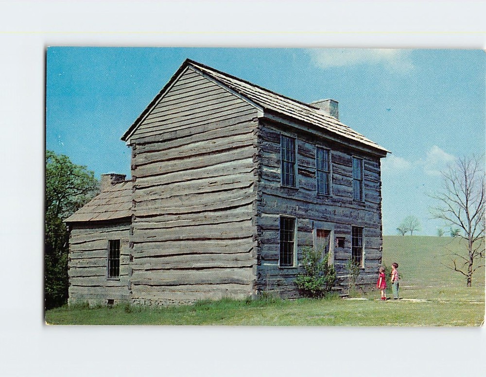 Postcard Frances Berry Home Lincoln Homestead State Park Springfield KY USA