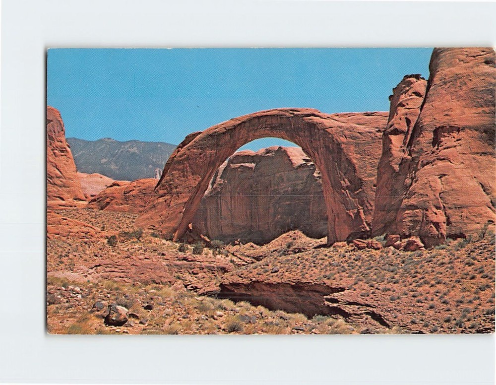Postcard Rainbow Natural Bridge Utah USA