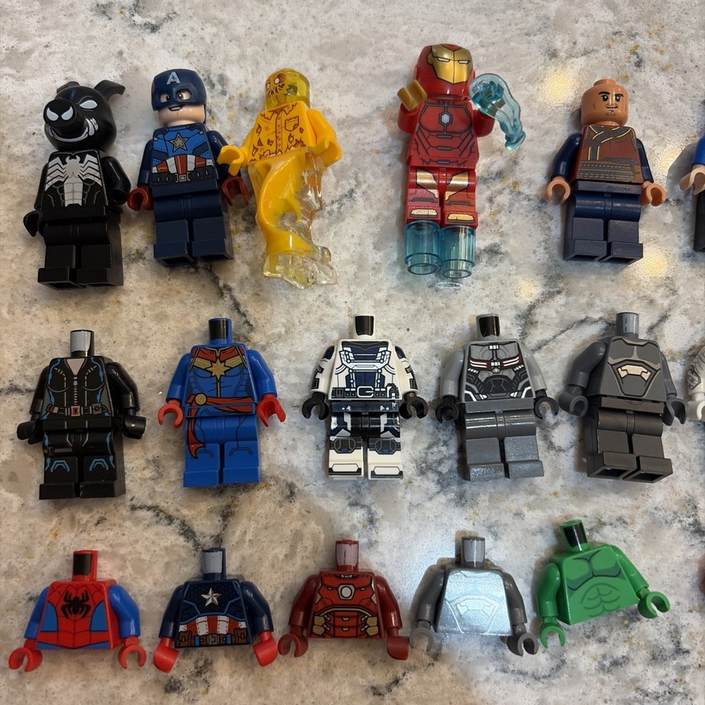 Lego Lot Of Marvel Superhero Mini Figures