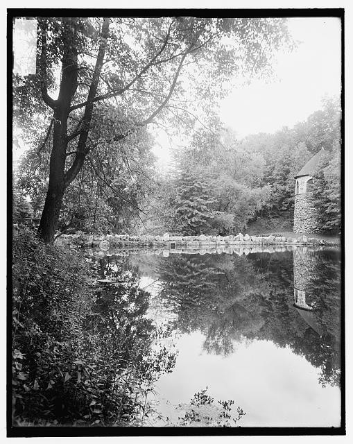 Lake Yaddo,Spencer Trask,estates,water bodies,Saratoga Springs,New York,NY,1900