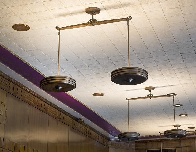 Photo:Light fixture at U.S. Post Office and Courthouse, Texas, Galveston