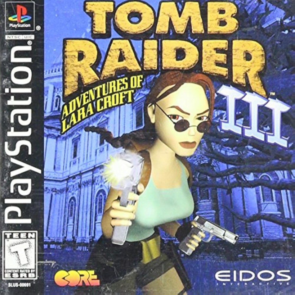 Tomb Raider III: Adventures Of Lara Croft For PlayStation 1 PS1 7E