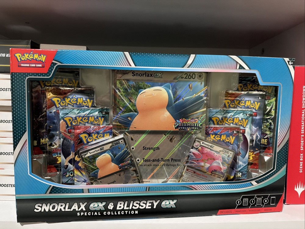 Pokemon TCG Snorlax ex and Blissey ex Special Collection Box Factory Sealed