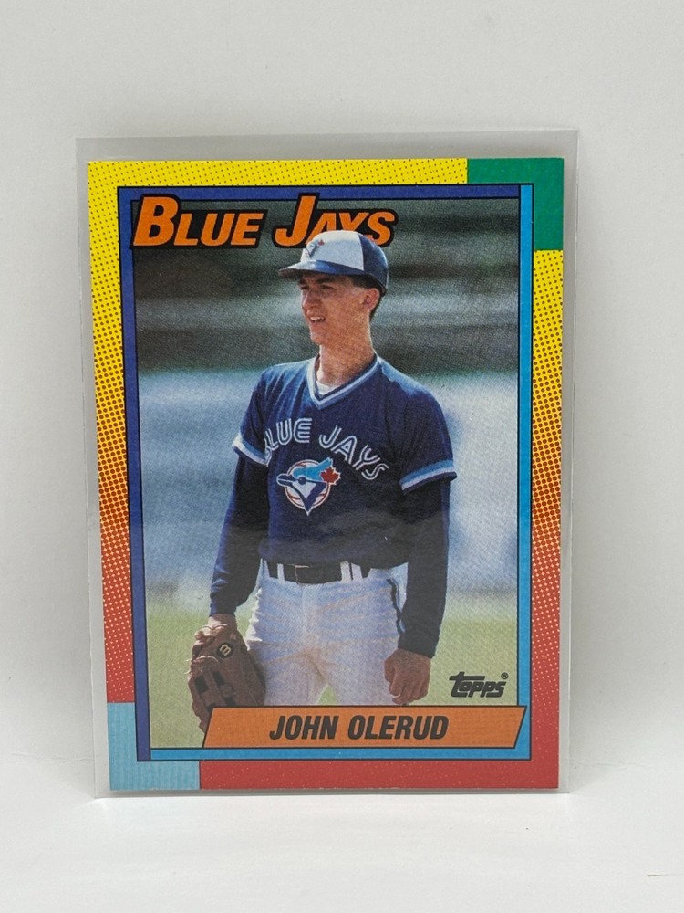 1990 Topps Traded - John Olerud #83T Factory Set White Back (RC)