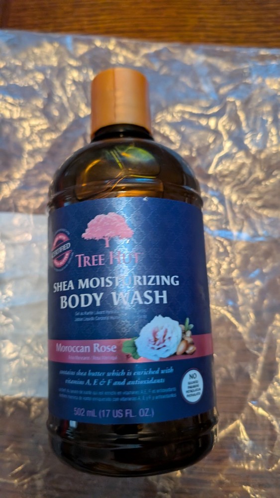 Tree Hut Shea Moisturizing Body Wash Moroccan Rose 17oz Original Antioxidants